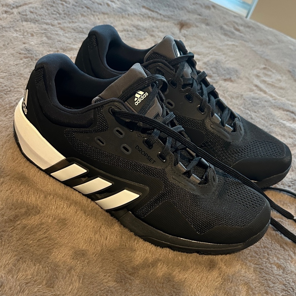 adidas Men's Black Mesh Athletic Trainers